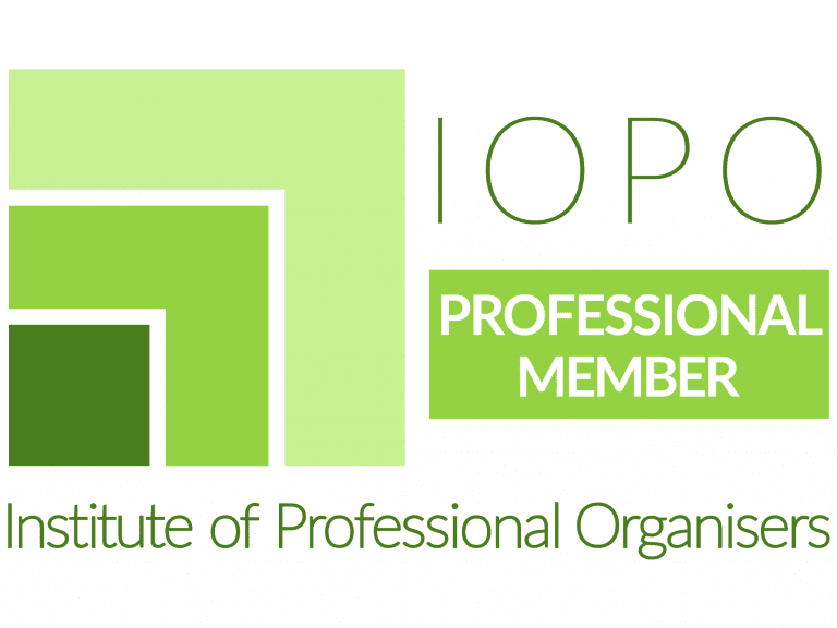 Image of Green and white logo Professional Member of Institute of Professional Organisers