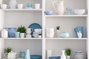 image-of-Blue-Shelf-decluttered-and-organised-with-crockery